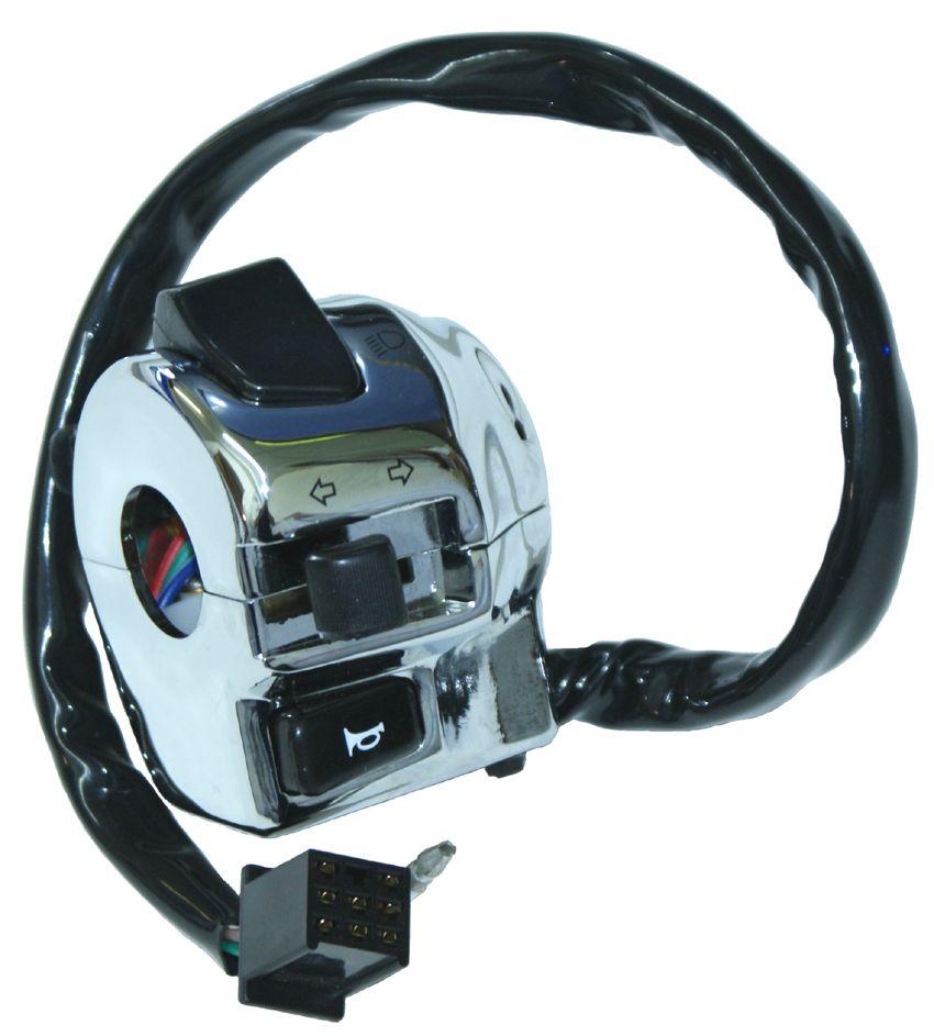 SWITCH CHROME TURN SIGNAL KS12-0041