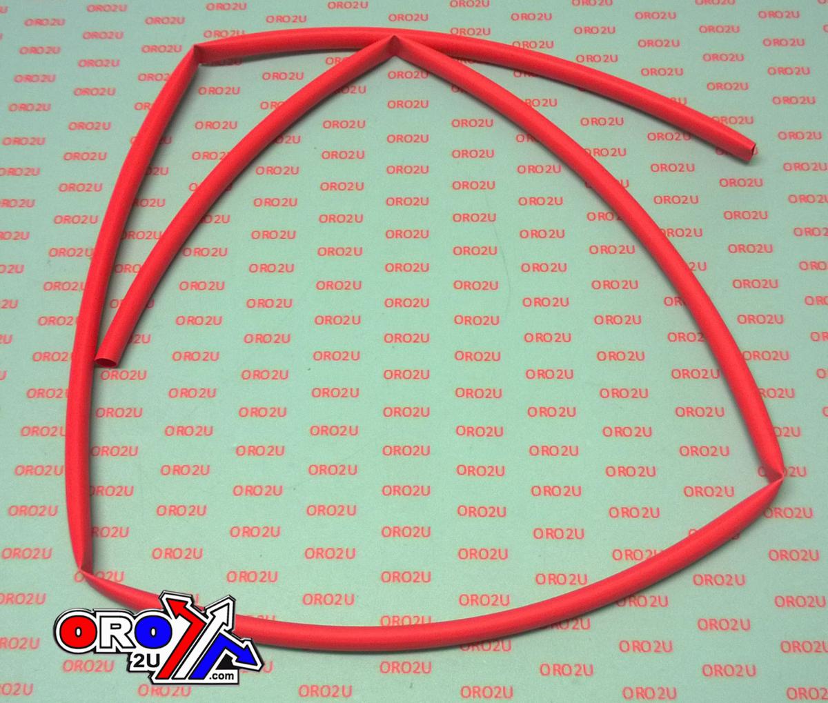 HEAT SHRINK TUBING 6mm x 1MTR, RED