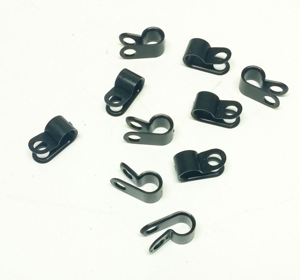 6mm NYLON P CLIP PK/10
