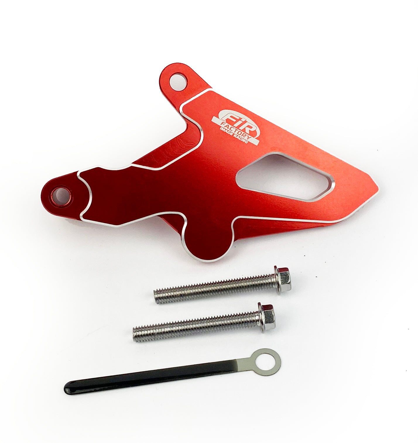 FRONT SPROCKET COVER CRF 450 21-22, FIR AFSC-43, RED, CNC ALLOY