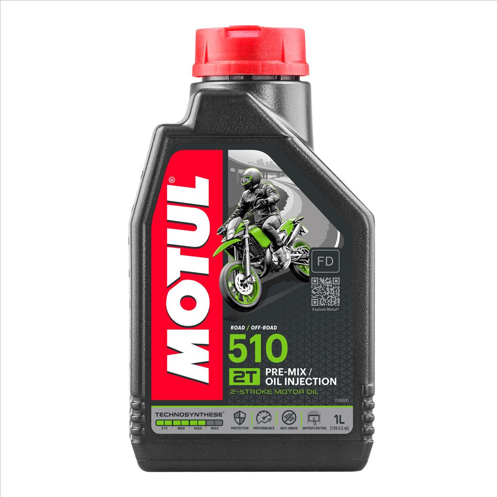 510 2T 1 Litre C, MOTUL 450055, BOX=12, Motorcycle, TECHNOSYNTHESE