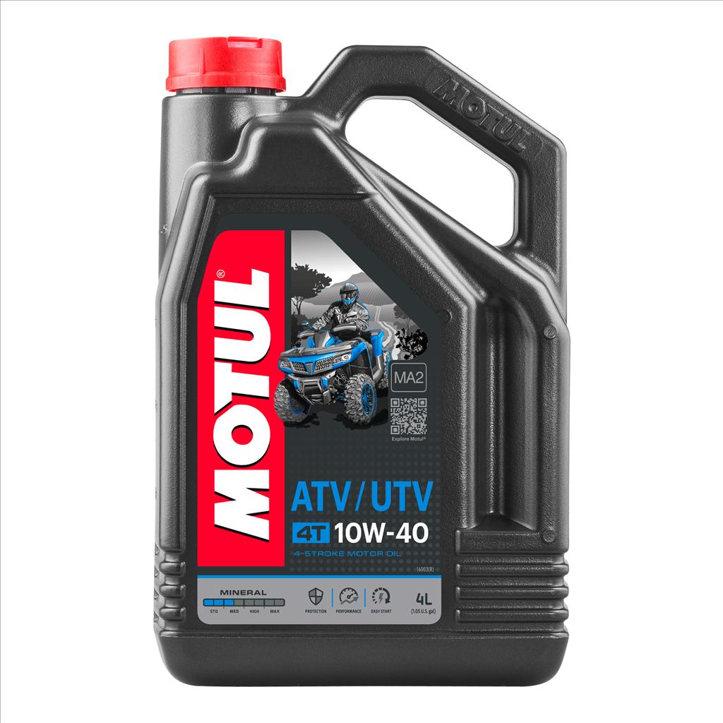 ATV-UTV 4T 10W40 4 Litre, MOTUL 450080, BOX=4, Motorcycle, MINERAL