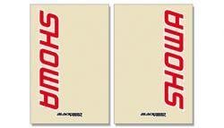FORK DECAL SHOWA CLR/RED, BLACKBIRD DECAL SET 5045S