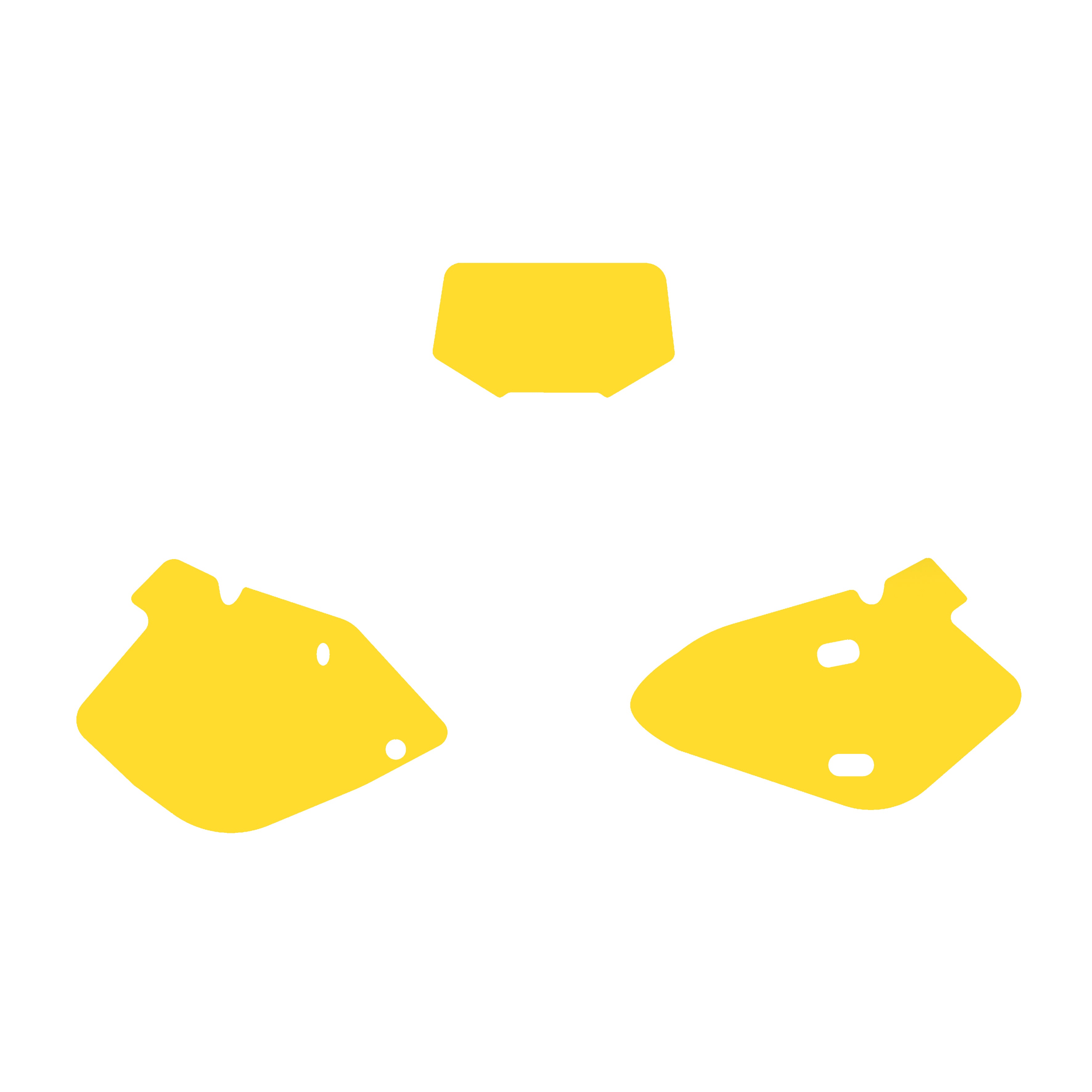 00-09 XR650 BACKGROUNDS YELLOW, BLACKBIRD 3113/40, BB3113/40