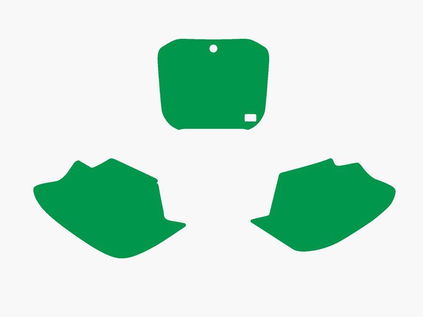 TM 125/250 1999-2003 PRE CUT, BLACKBIRD 3805/30 GREEN, NUMBER BOARD BACKGROUNDS