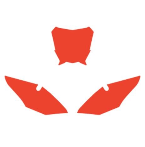 GASGAS MC 2021-2022 PRE CUT, BLACKBIRD 3910/60 RED, NUMBER BOARD BACKGROUNDS