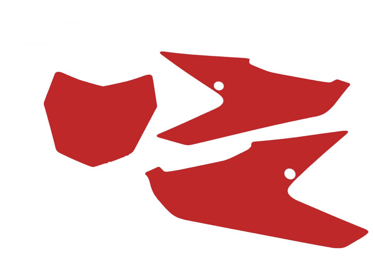 FANTIC XX 2021-22 PRE CUTS, BLACKBIRD 3F00/60 RED, NUMBER BOARD BACKGROUNDS