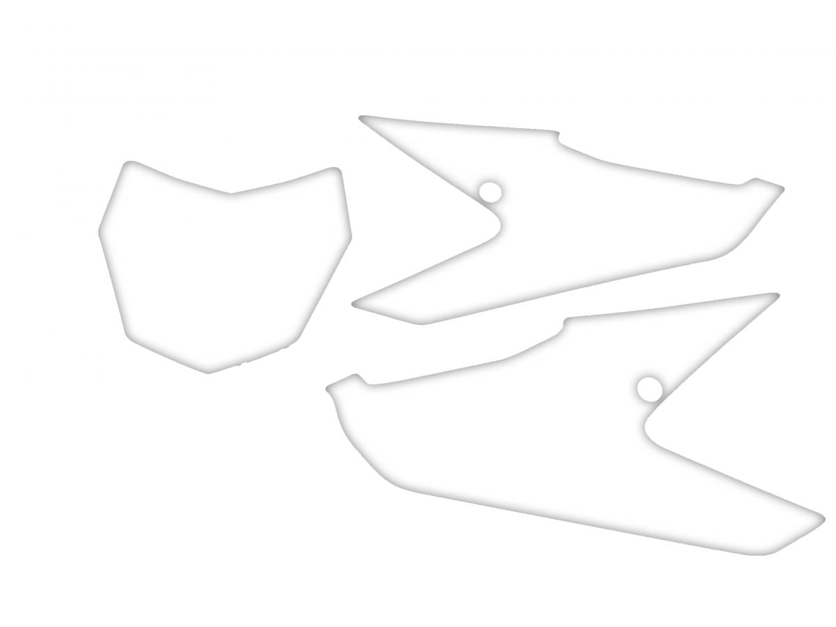 FANTIC XX 2021-22 PRE CUTS, BLACKBIRD 3F00/10 WHITE, NUMBER BOARD BACKGROUNDS