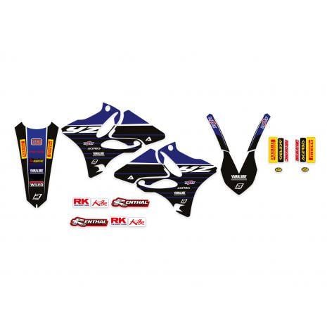 02-14 YZ125/250 YAMAHA FACTORY, BLACKBIRD 8231R10DECAL 2020