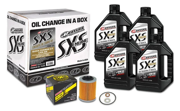 MAXIMA 10W50 CAMAM X3 SXS UTV OIL CHANGE SERVICE KIT 90-219013-CA