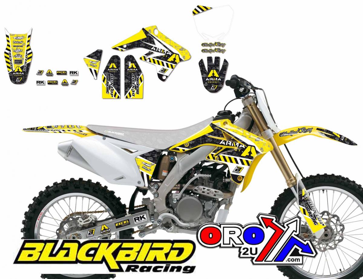 07-09 RMZ250 ARMA ENERGY, BLACKBIRD 2314F GRAPHIC KIT