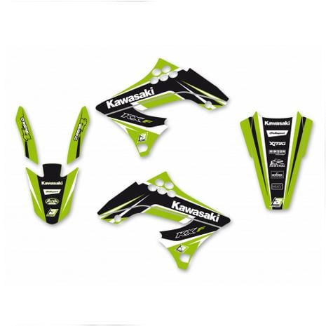 09-11 KXF450 DREAM 4 GRAPHIC, BLACKBIRD DECAL KIT 2419N