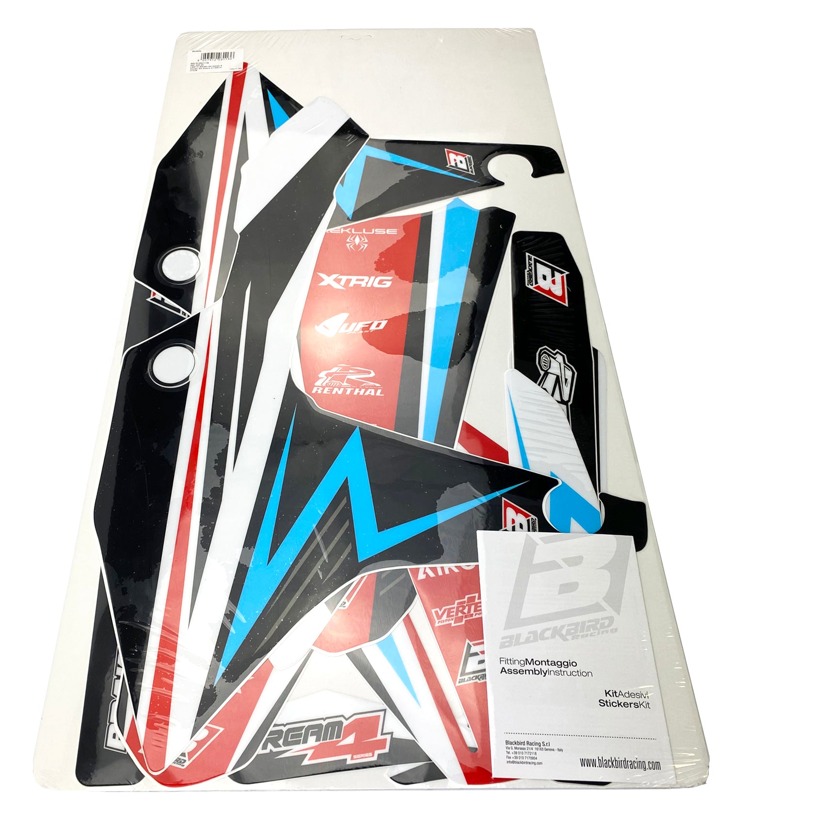 2024-25 FANTIC 450 XXF DREAM 4, BLACKBIRD DECAL KIT, 2F03N
