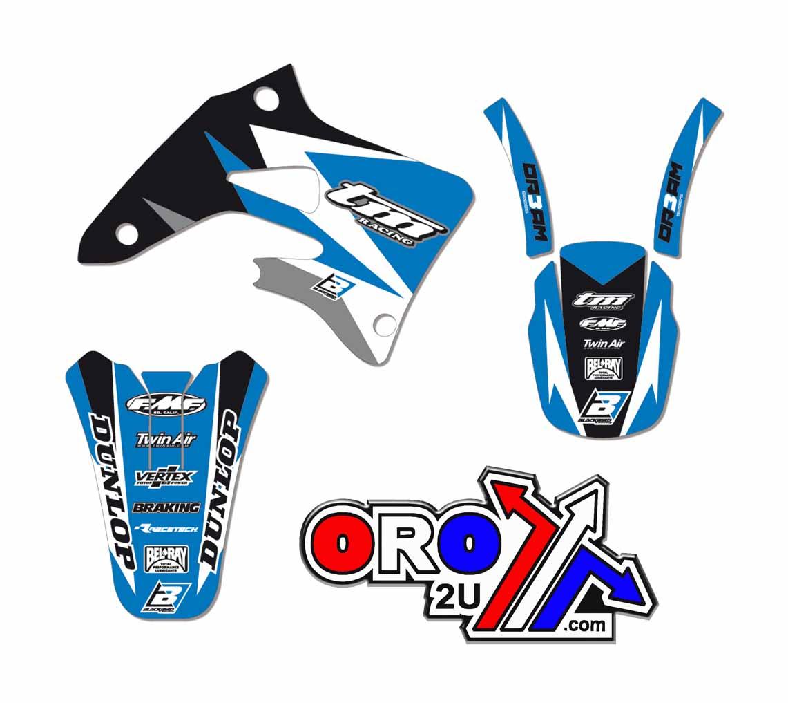 04-07 TM 4-ST DREAM 3 GRAPHIC, BLACKBIRD DECAL KIT 2802E, BB2802E