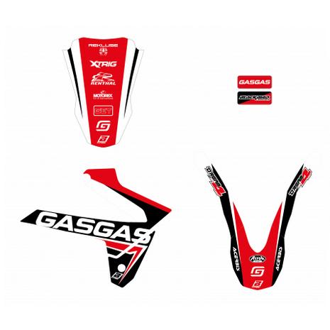 07-09 GASGAS DREAM 4 GRAPHIC, BLACKBIRD DECAL KIT 2902N