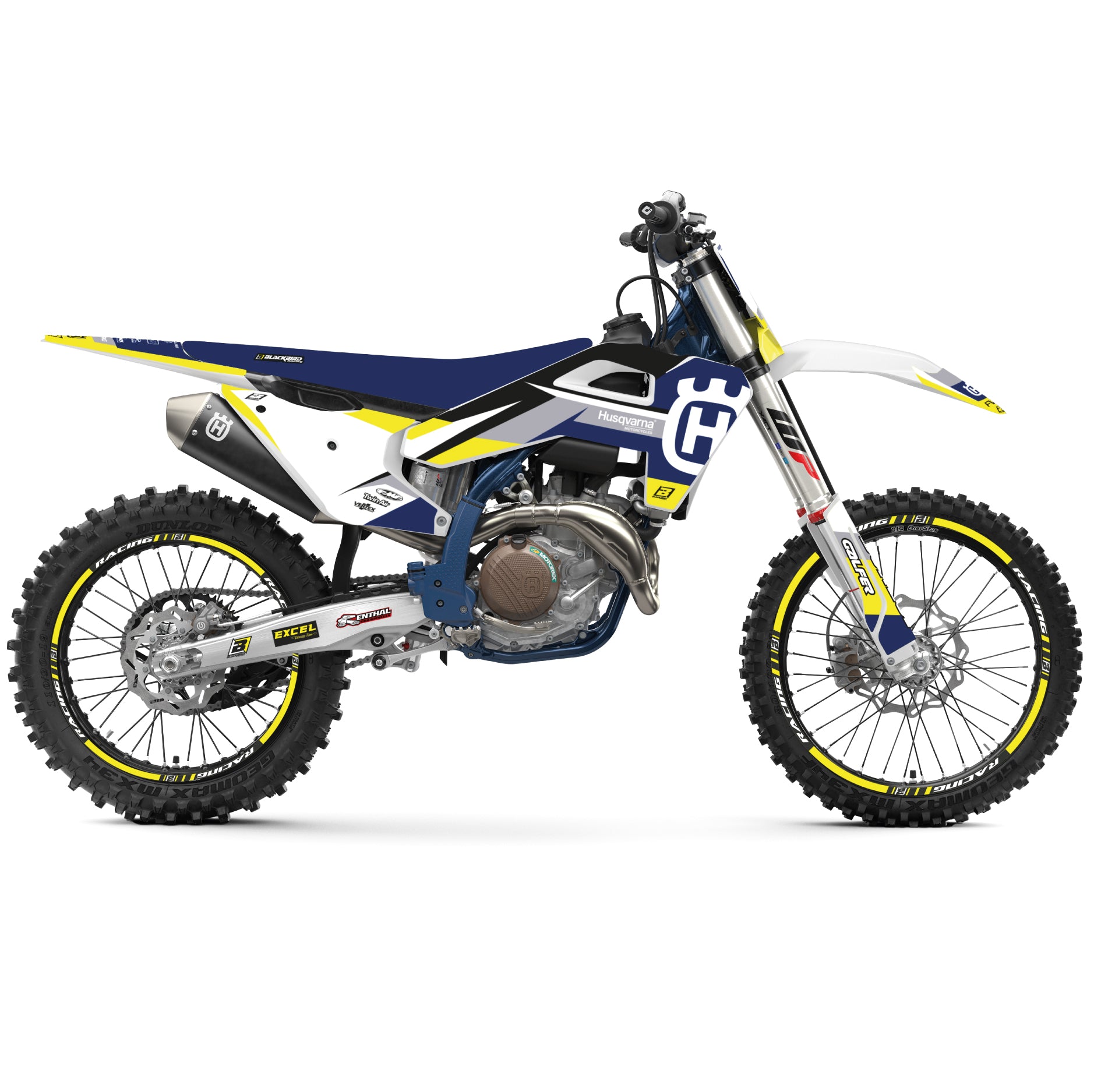2025 HUSQVARNA FC/TC DREAM 5 CHROME, BLACKBIRD DECAL KIT, 2618ABCRO