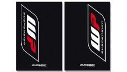 WP FORK DECAL BLACK, BLACKBIRD DECAL SET 5015W