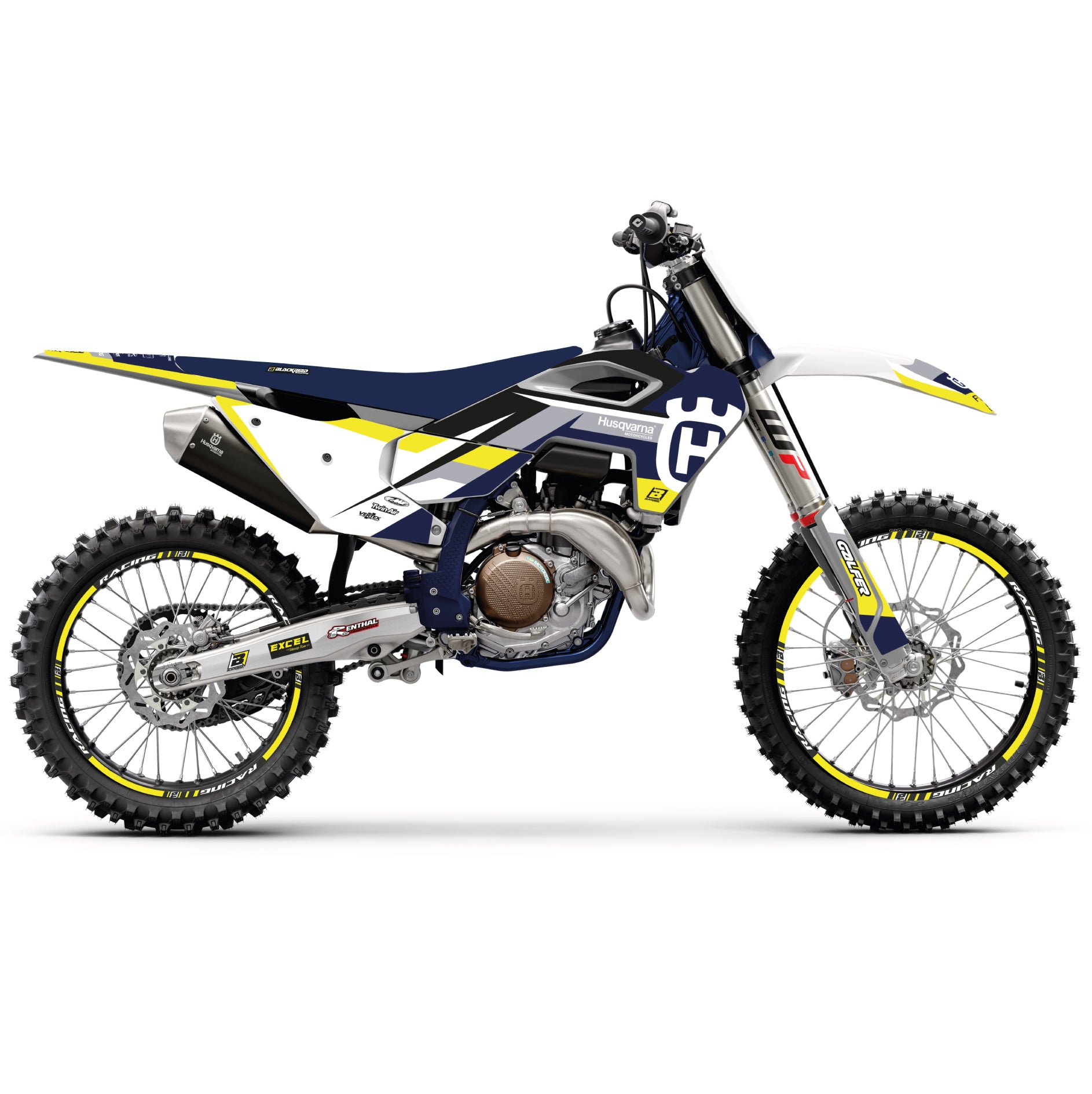 HUSQVARNA FC/TC DREAM5 CHROME, BLACKBIRD DECAL KIT, 2616ABCRO