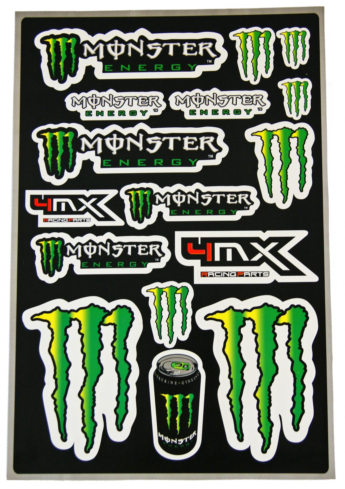 STICKER SHEET MONSTER 30x45cm GPA5989C