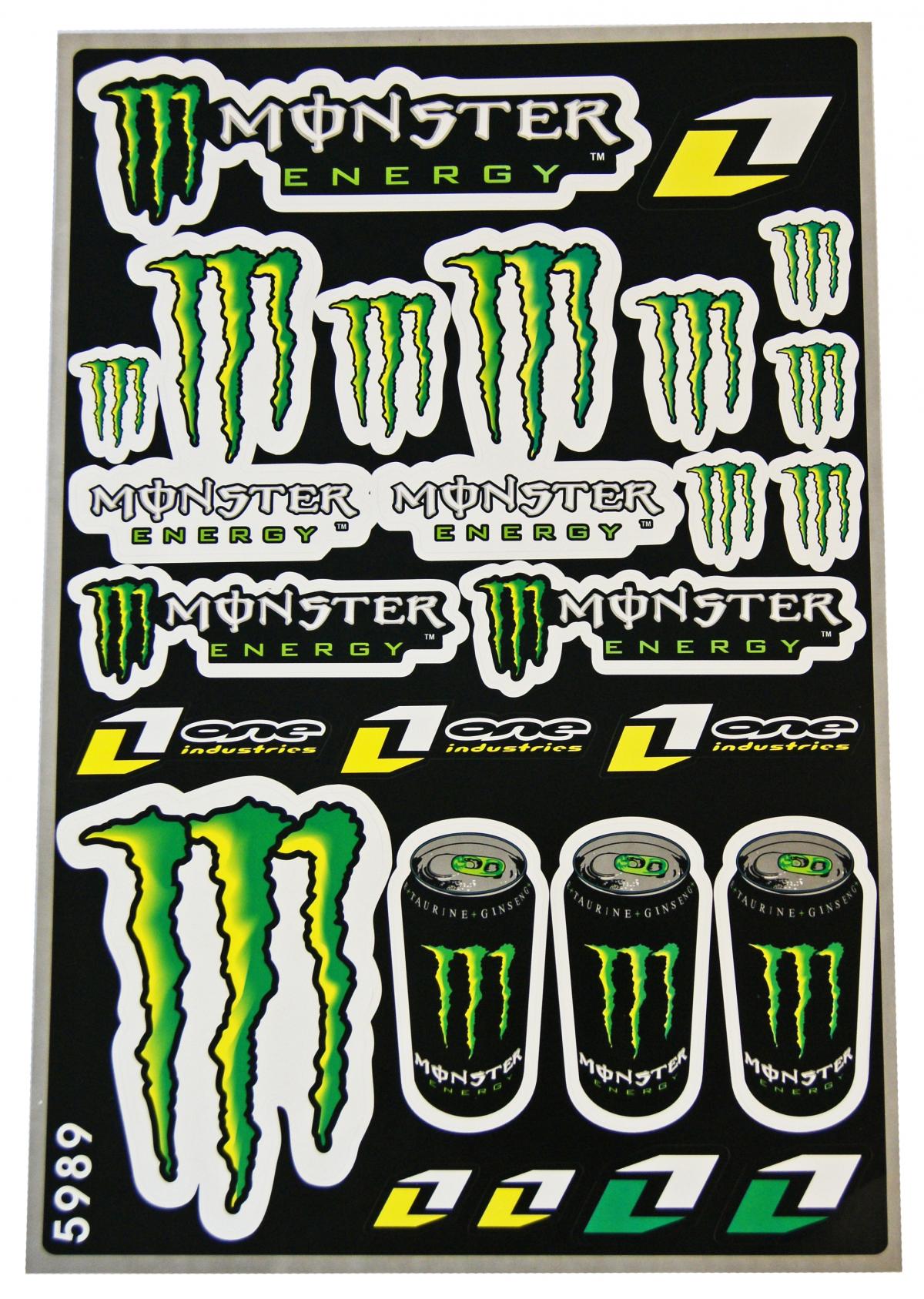 STICKER SHEET MONSTER 30x45cm GPA071