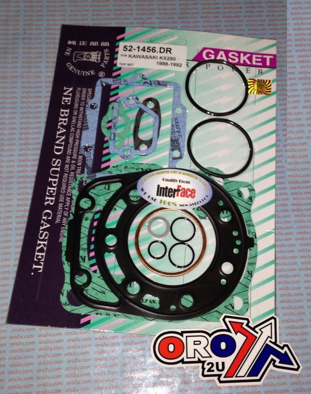 GASKET TOP SET 88-92 KX250