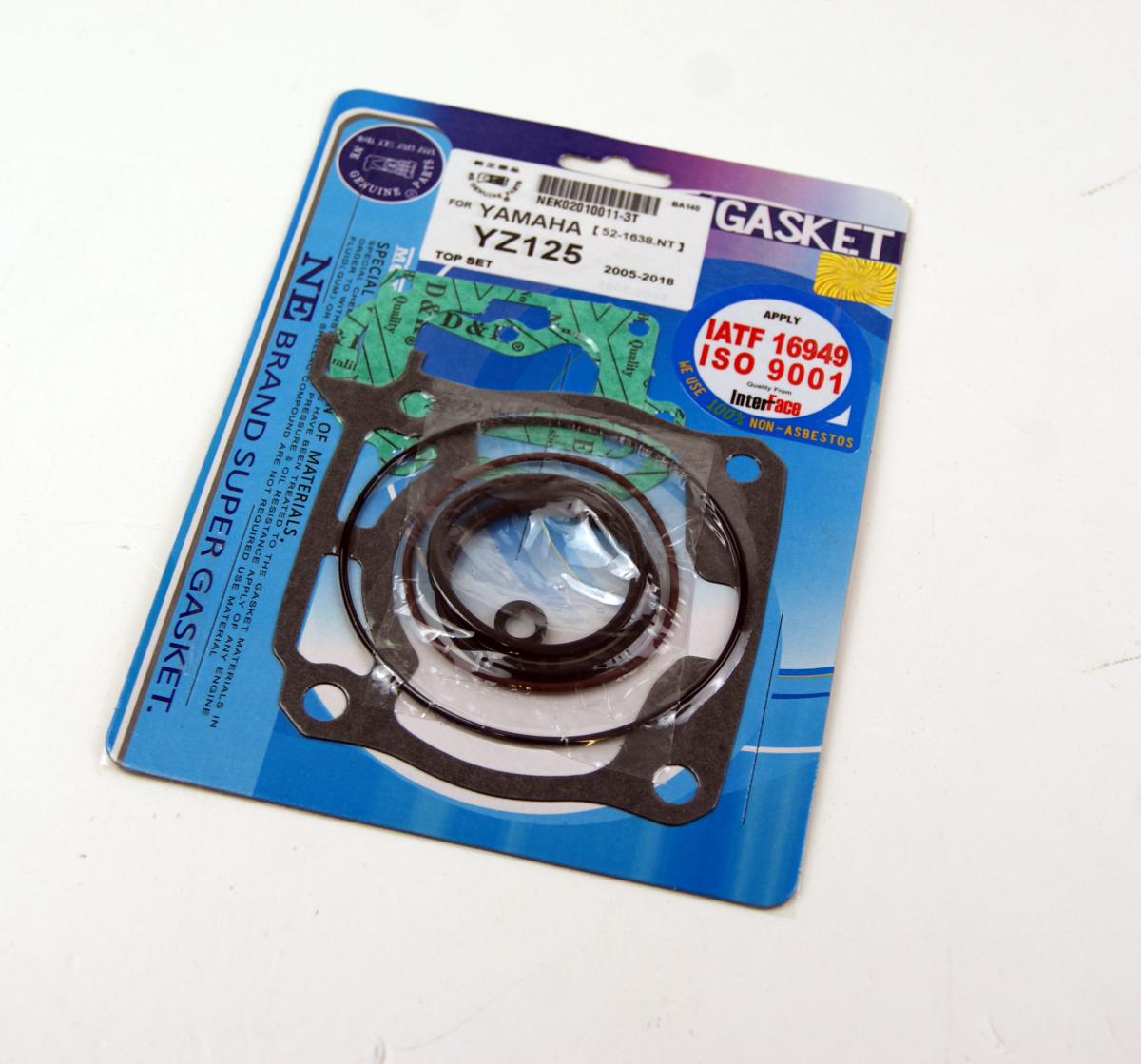 GASKET TOP SET 05-18 YZ125, NAMURA NX-40009T YAMAHA MX