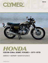 MANUAL Honda CB350-550, CLYMER M332 REPAIR Maintenance