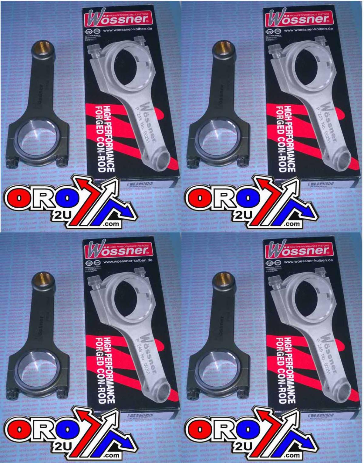CONNECTING ROD SET 4 SUZUKI GSX-R1300 HAYABUSA TURBO 05-ON WOSSNER KPM003 SUZUKI ROAD