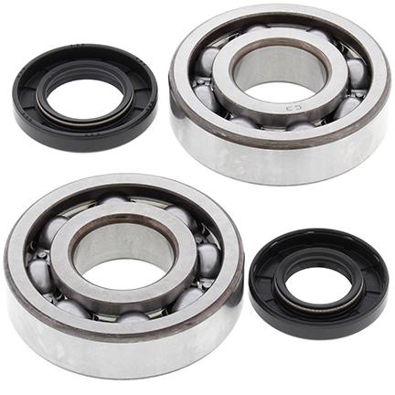 CRANKSHAFT BEARING & SEAL KIT, ALLBALLS 24-1010 KX250 87-01