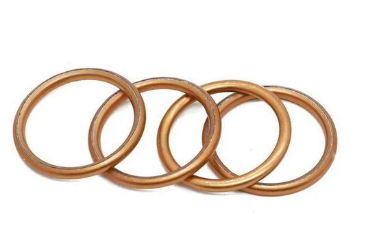4PCS EXHAUST GASKET COPPER 37X45X4 18291-MM5-860 18291-254-000
