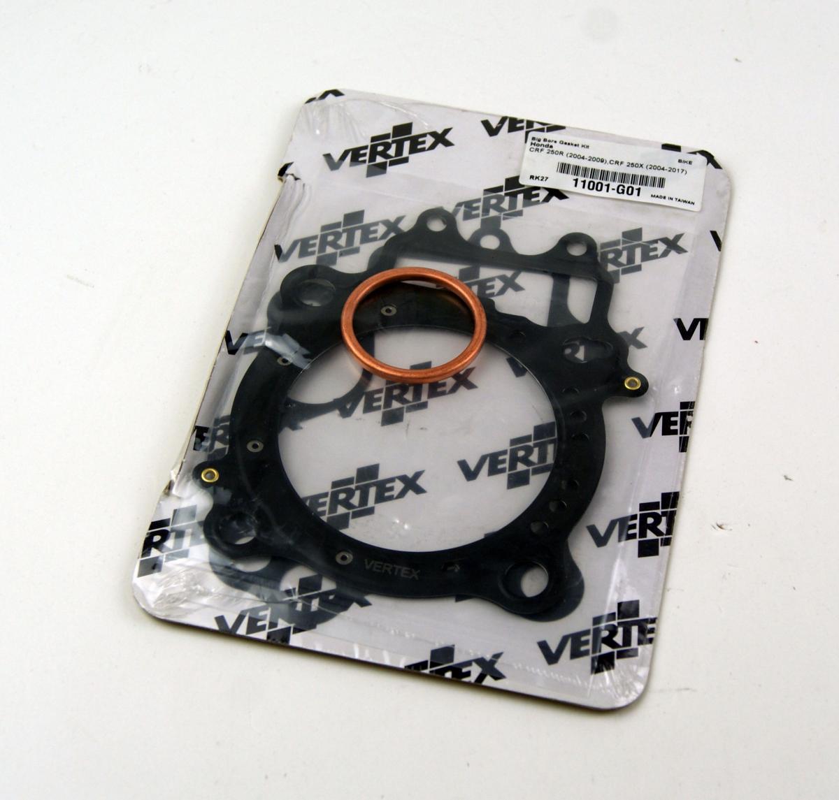 GASKET KIT TOP END +3.00mm BIG BORE 81.00mm 2004 - 2017 CRF 250 R X CYLINDER WORKS 11001-G01