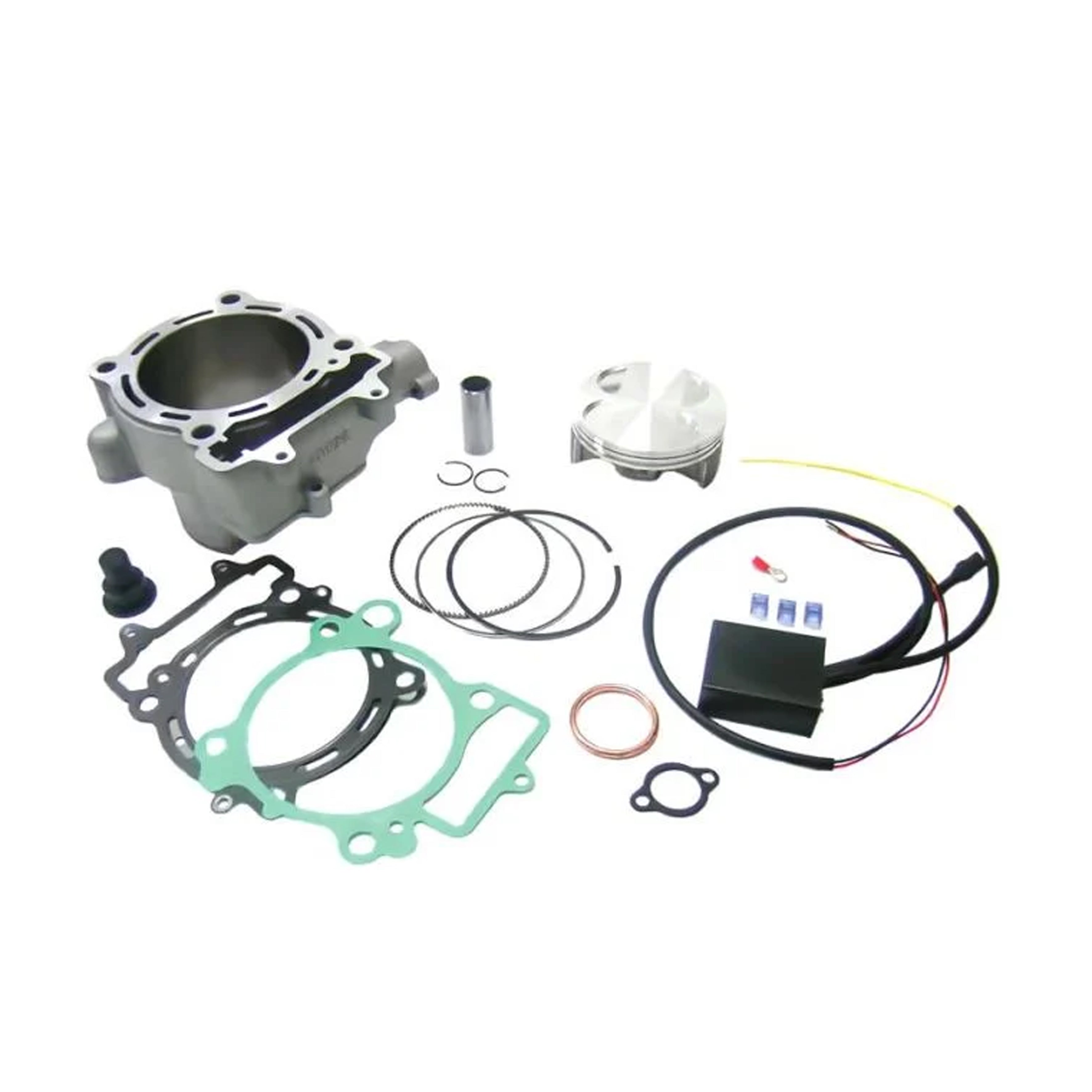 CYLINDER FULL KIT 100MM KAWASAKI KFX 450 08-14, ATHENA P400250100010 490CC BIG BORE INCLUDES CDI, (Piston and CDI included)