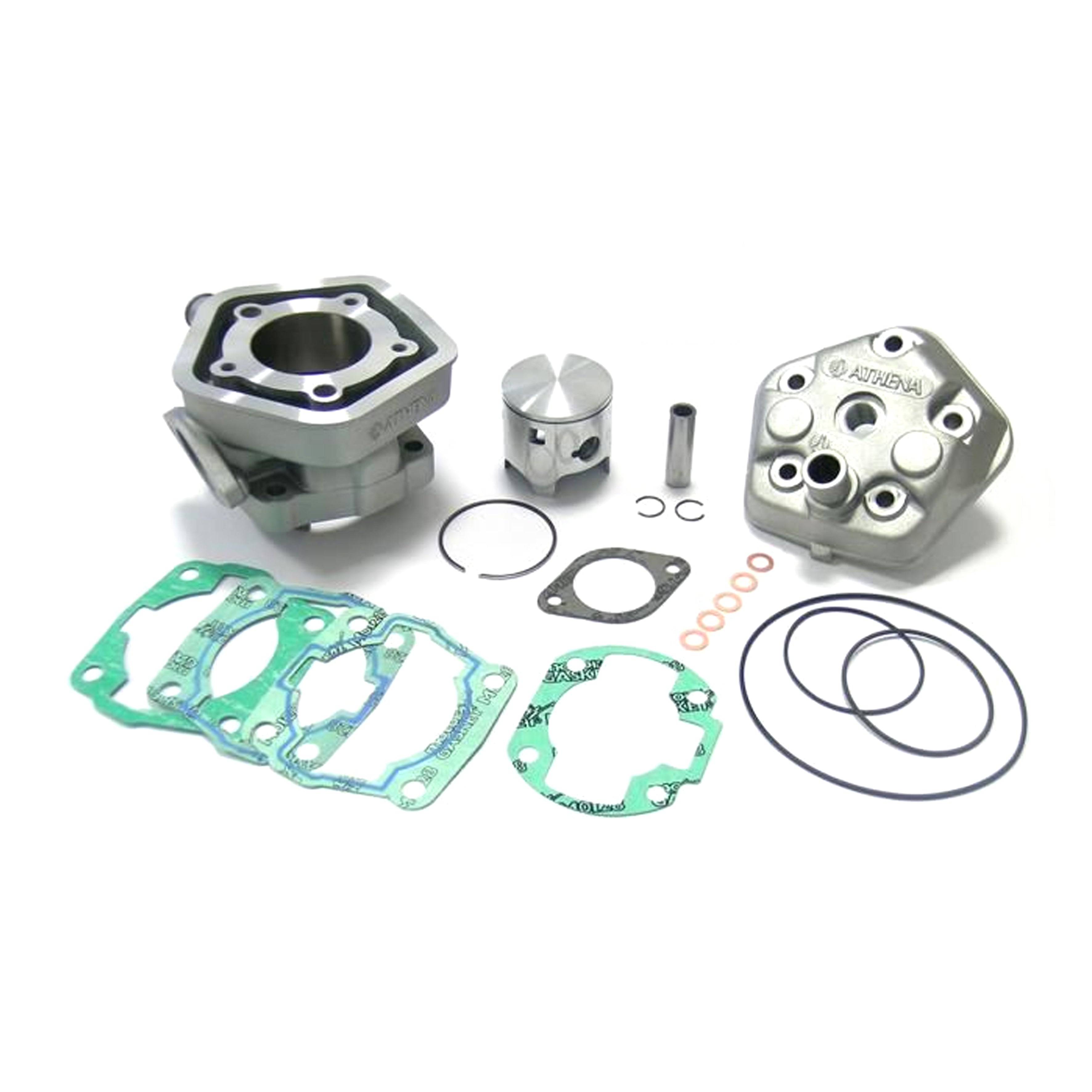 CYLINDER FULL KIT 50MM KTM SX/XC 65 01-08, ATHENA P400270100002 80CC BIG BORE, (piston included)