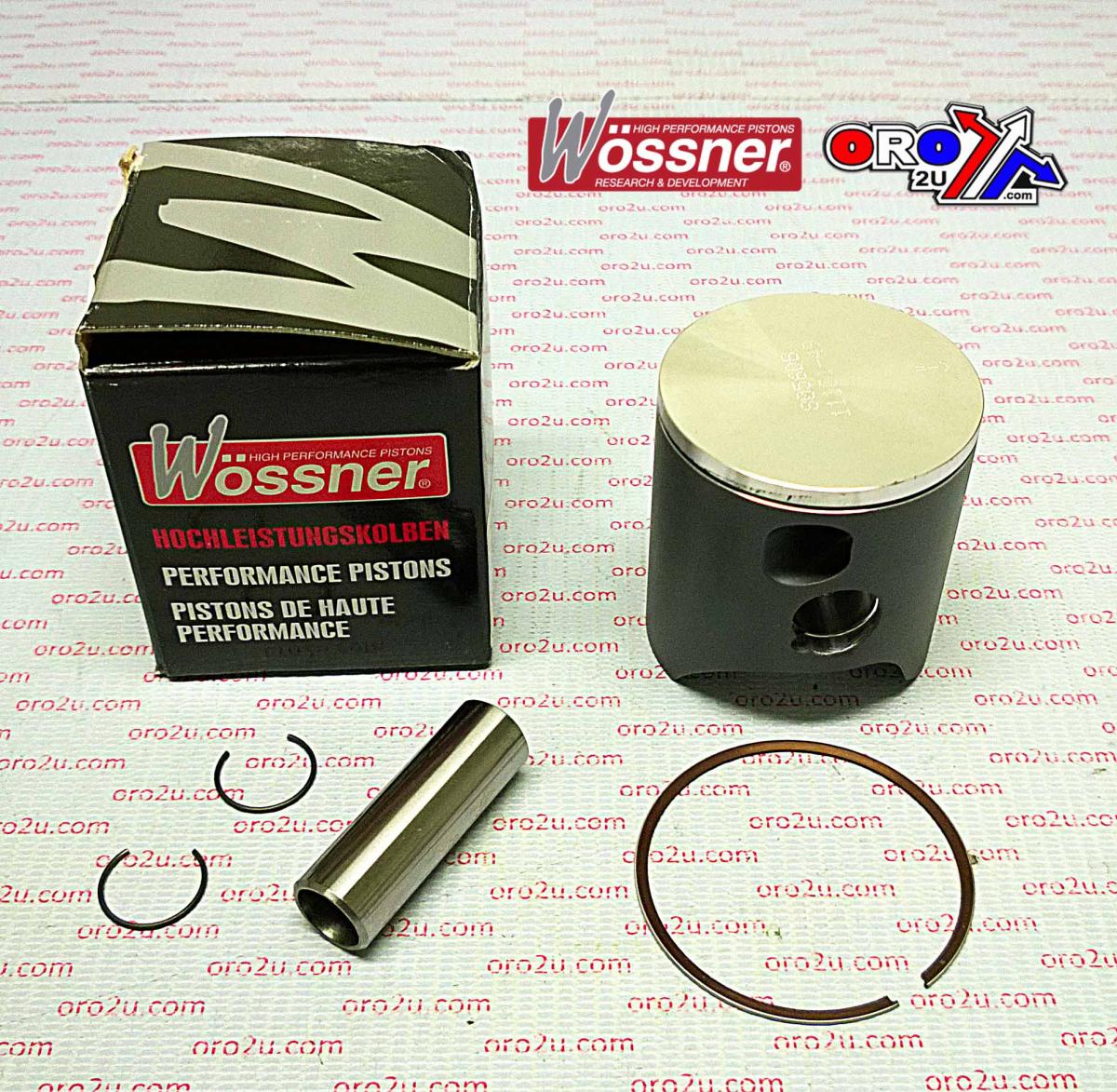 PISTON KIT 01-06 KTM125 SX 54, WOSSNER 8056DA, 1-RING 50430007100