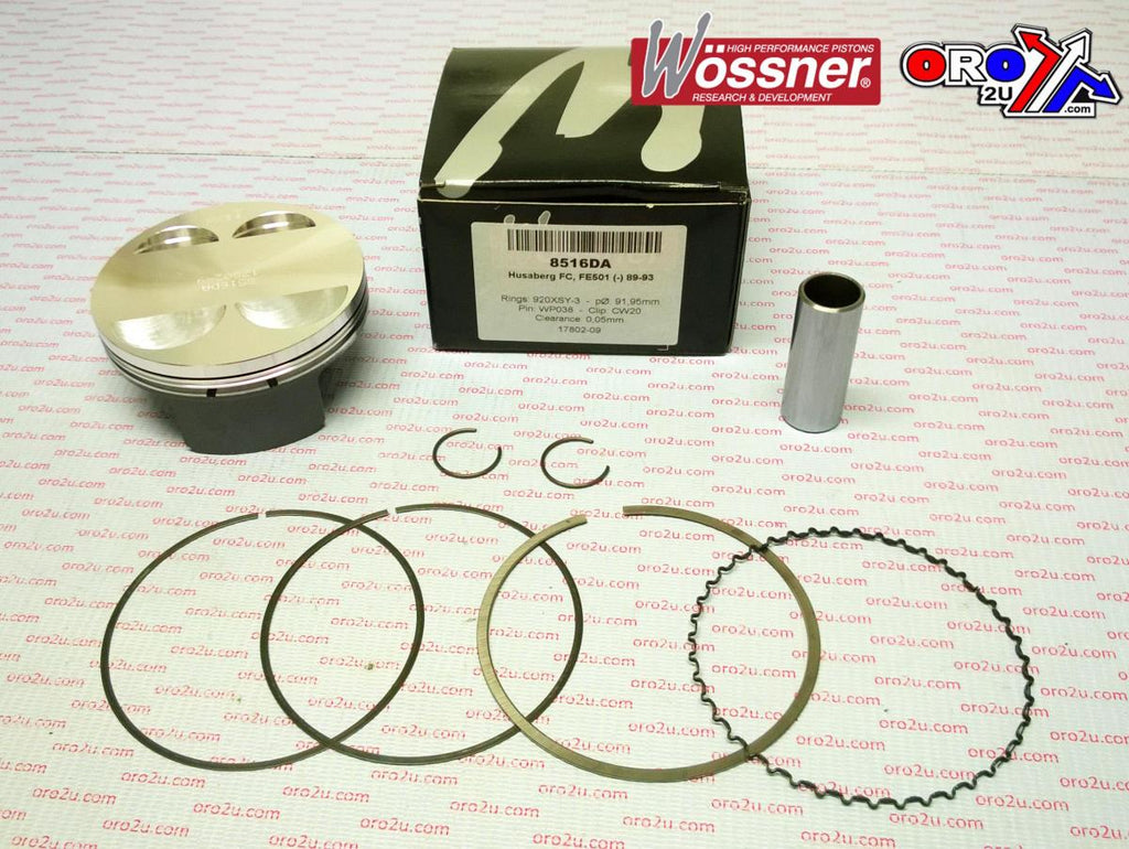 PISTON KIT HUSABERG 501 92.02m, FORGED WOSSNER 8516DC