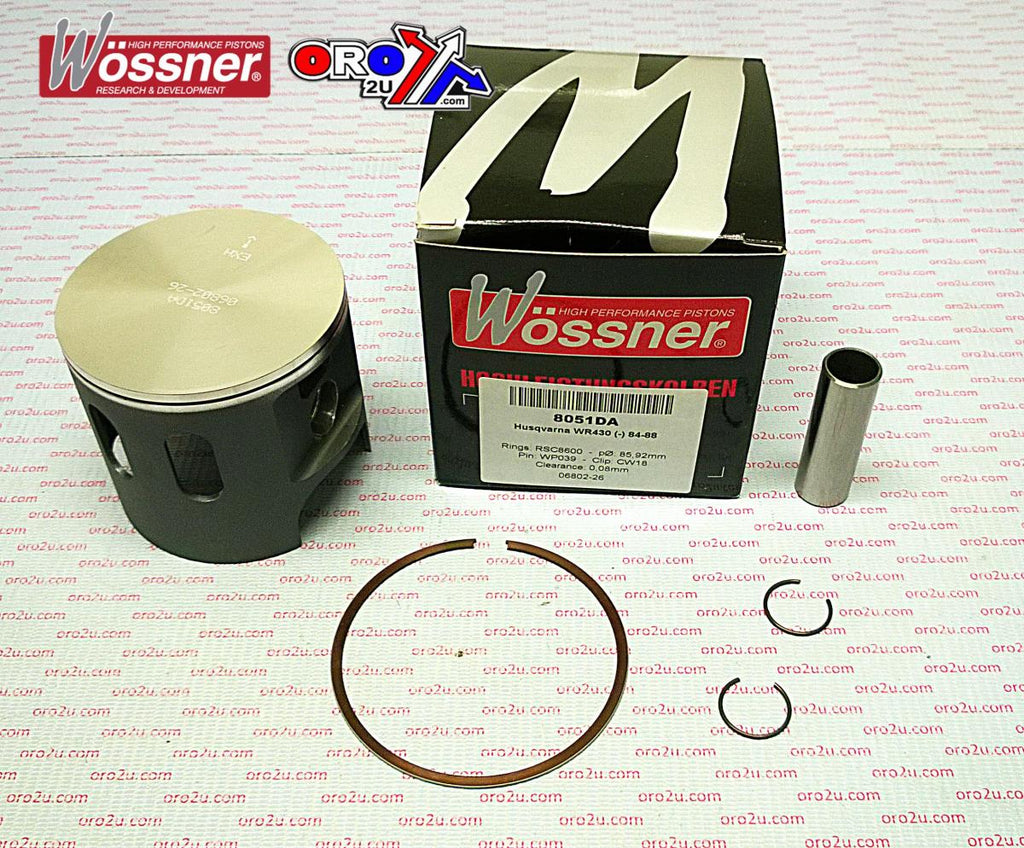 PISTON KIT 80-88 430 86.00, HUSQVARNA WOSSNER 8051DA