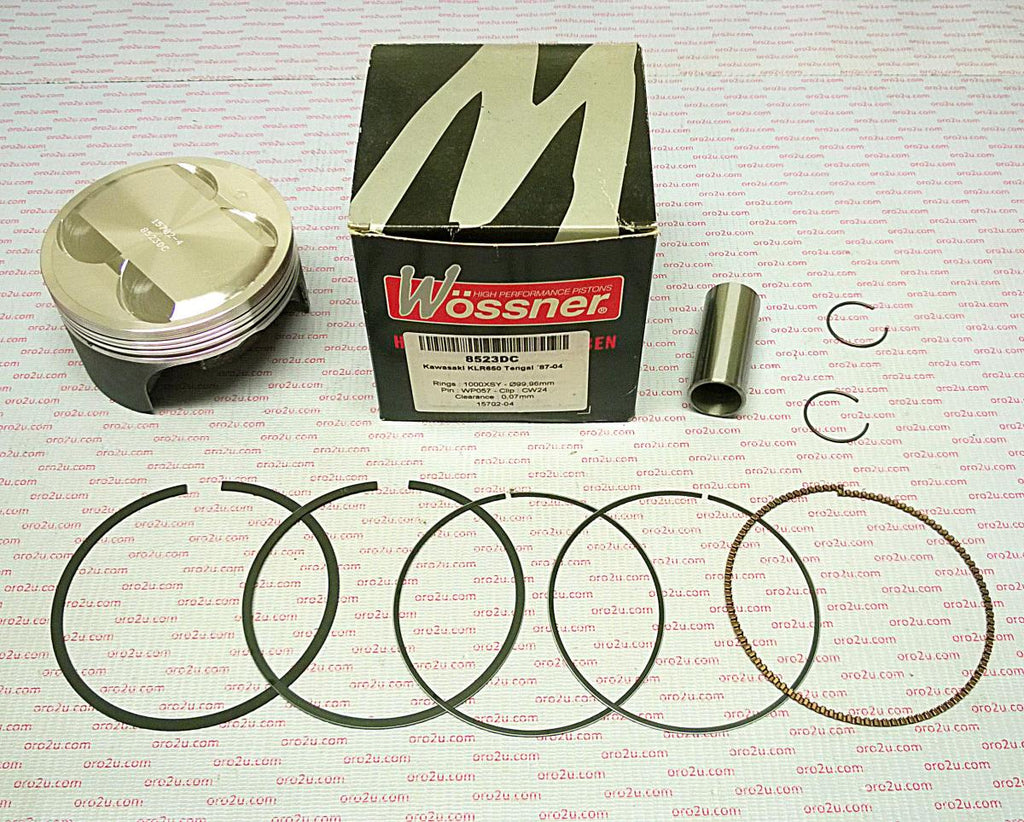 PISTON KIT 87-04 KLR650 101.00, FORGED WOSSNER 8523D100