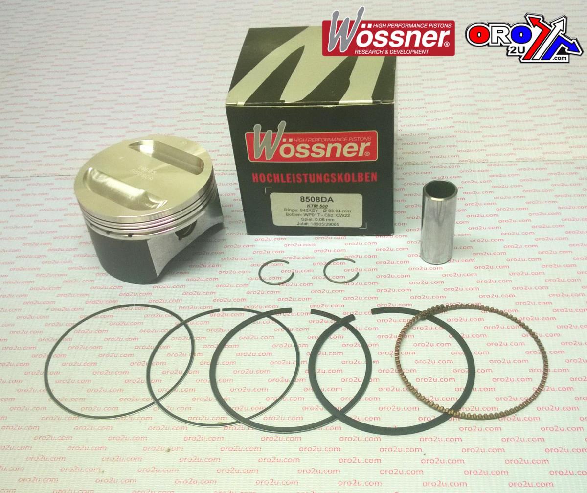 PISTON KIT KTM560 EXC 94.00, FORGED WOSSNER KIT 8508DA