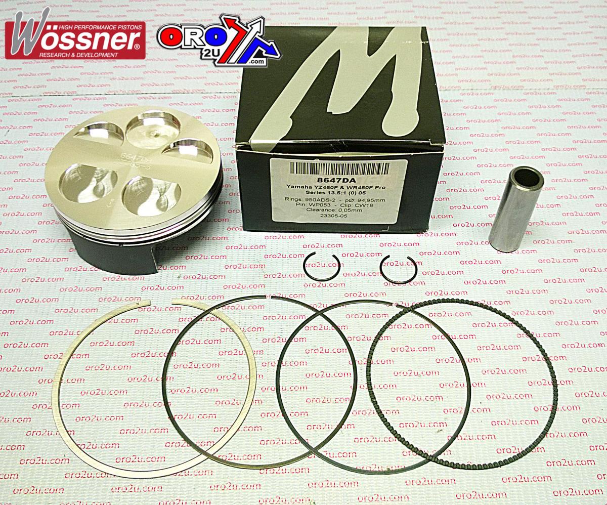PISTON KIT 05 YZF/WR450F 95 HC, WOSSNER 8647DA, 5TJ-11631-00-00