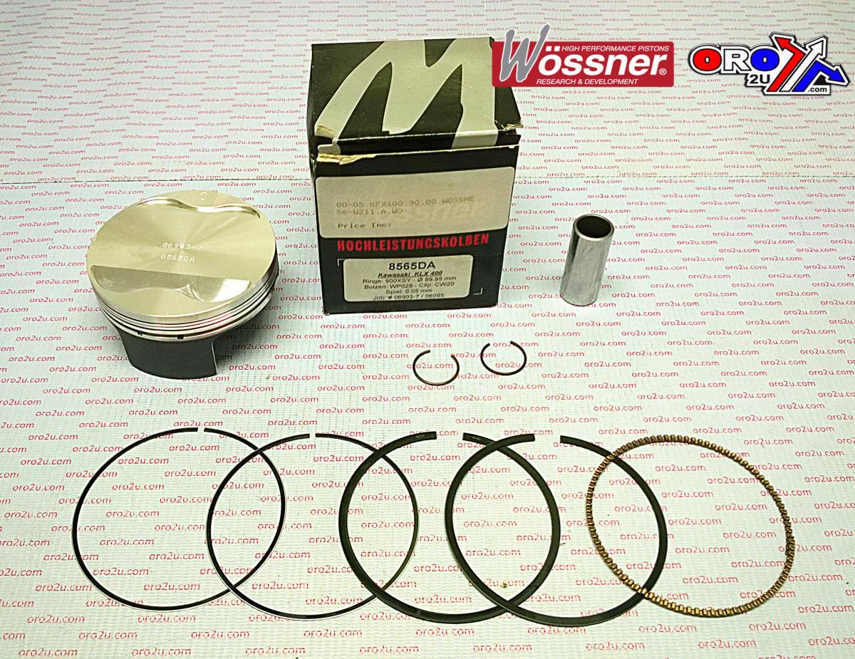 PISTON KIT 03-06 KLX400 90.00, FORGED WOSSNER 8565DC