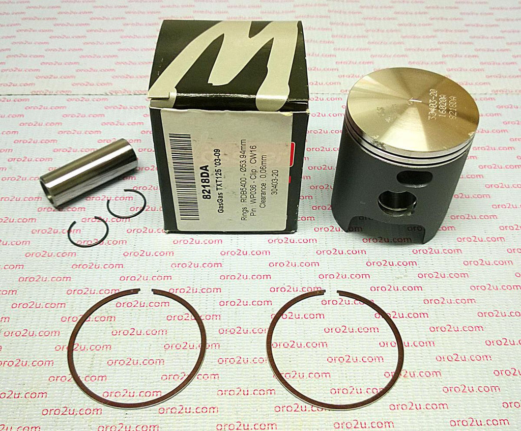 PISTON KIT 03-09 TXT125 GASGAS, FORGED WOSSNER 8218DB