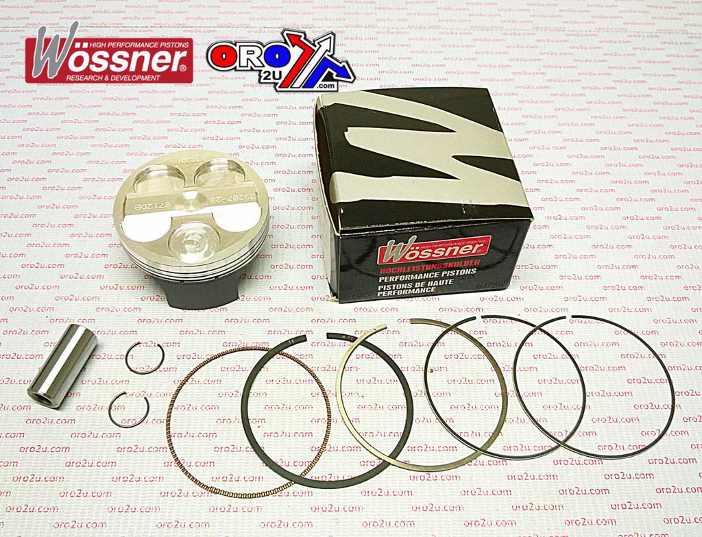 PISTON KIT YZF WRF 250 3-RING, WOSSNER 8712DB 08-13 77mm