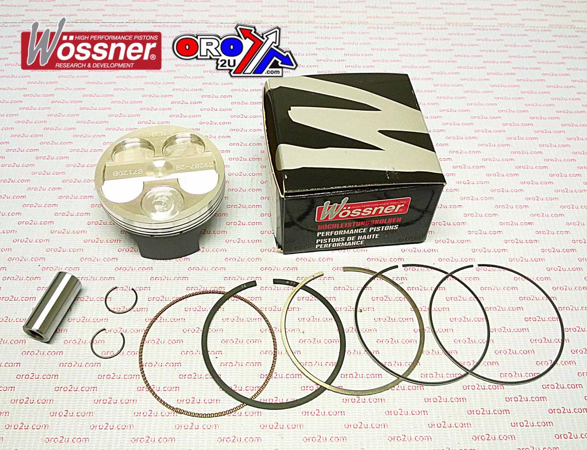 PISTON KIT YZF WRF 250 3-RING, WOSSNER 8712DB 08-13 77mm