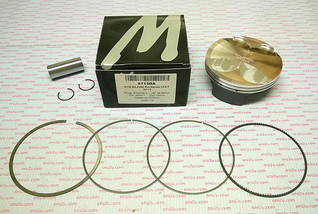 PISTON KIT SX-F450 KTM HC 97, FORGED WOSSNER 8715DC