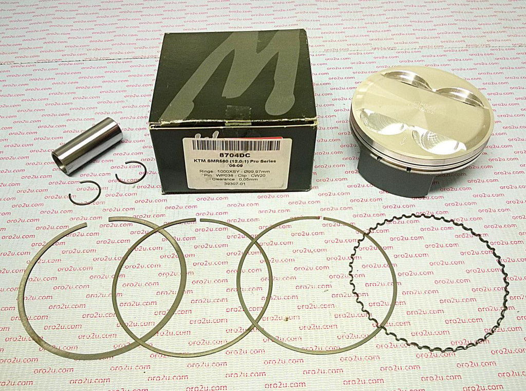PISTON KIT SMR560 KTM HC.100, FORGED WOSSNER 8704DA 59030107000