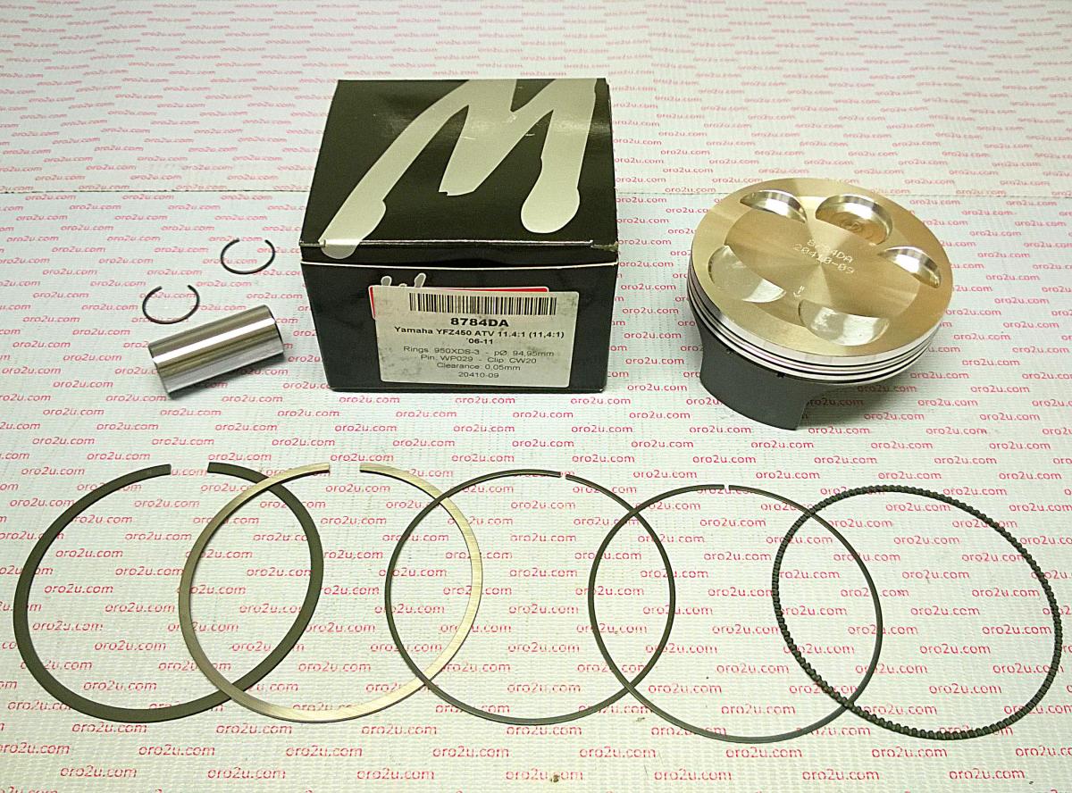 PISTON KIT 06-13 YFZ450 94 C, FORGED WOSSNER 8784DC