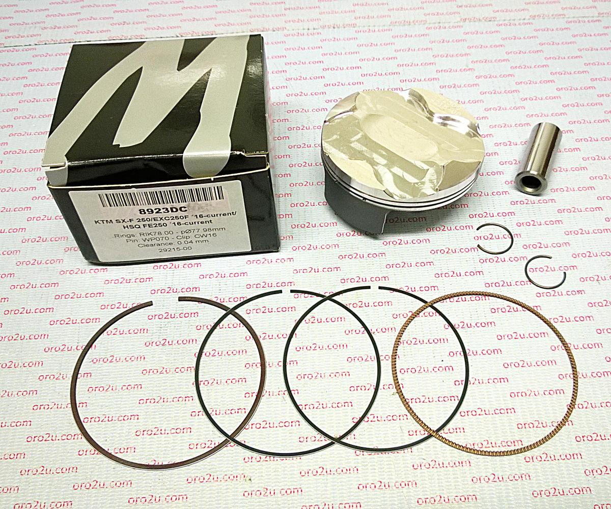 PISTON KIT 16-22 SXF250 78mm B, WOSSNER 8923DB KTM