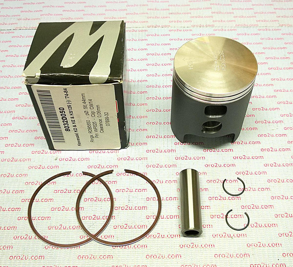 PISTON KIT KD KE KS 125 57.00, WOSSNER 8032D100 74-84