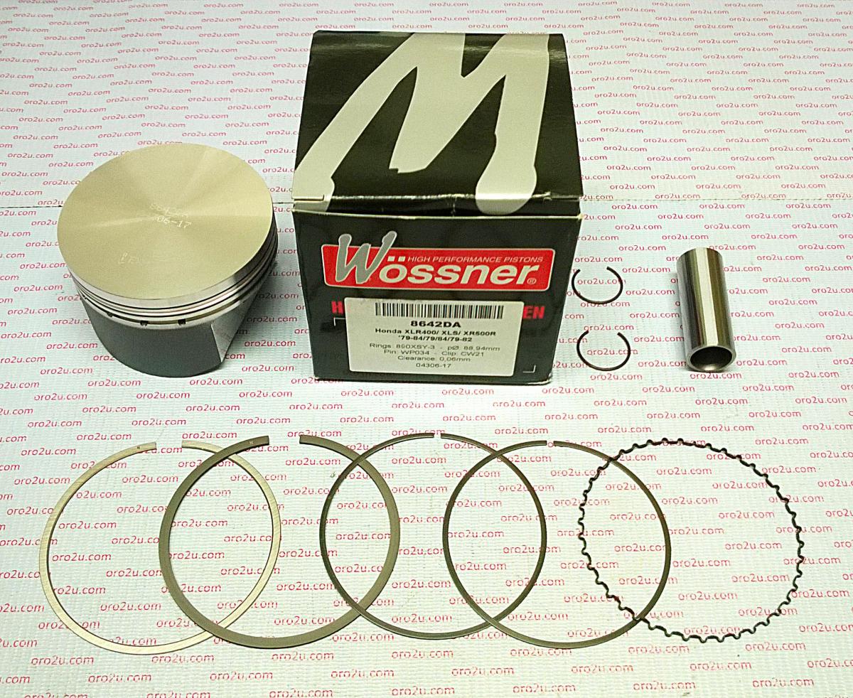 PISTON KIT XR XLR 500 89.50, FORGED WOSSNER 8642D050