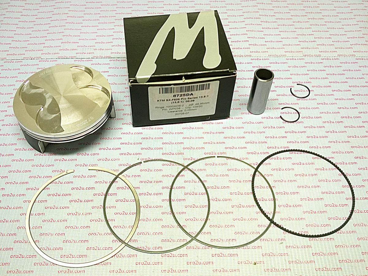 PISTON KIT KTM505SX-F HC 100, WOSSNER 8725DA 08-09 776300073000